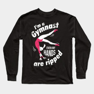 Funny Gymnastic Gymnast Gift Long Sleeve T-Shirt
